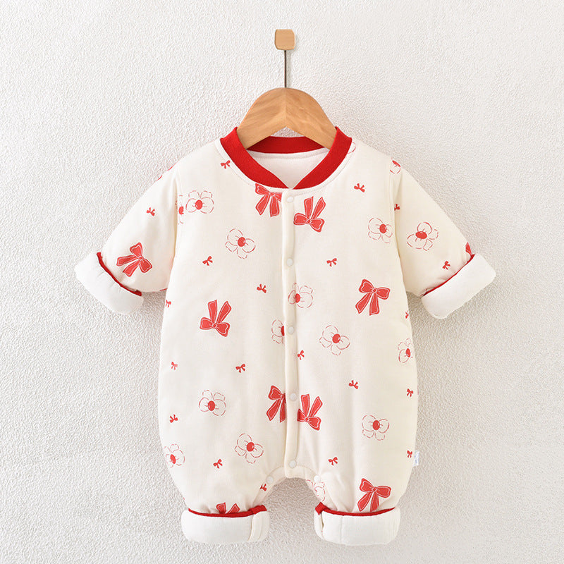 Baby Jumpsuit Warmth Retention Material Winter Clothes