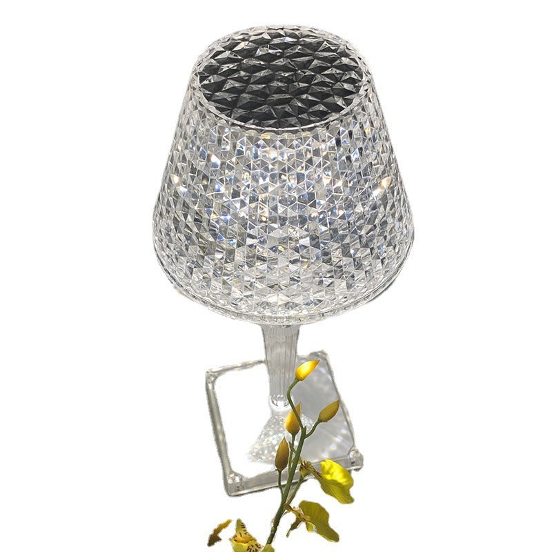 Decorative Atmosphere Diamond Acrylic Crystal Table Lamp