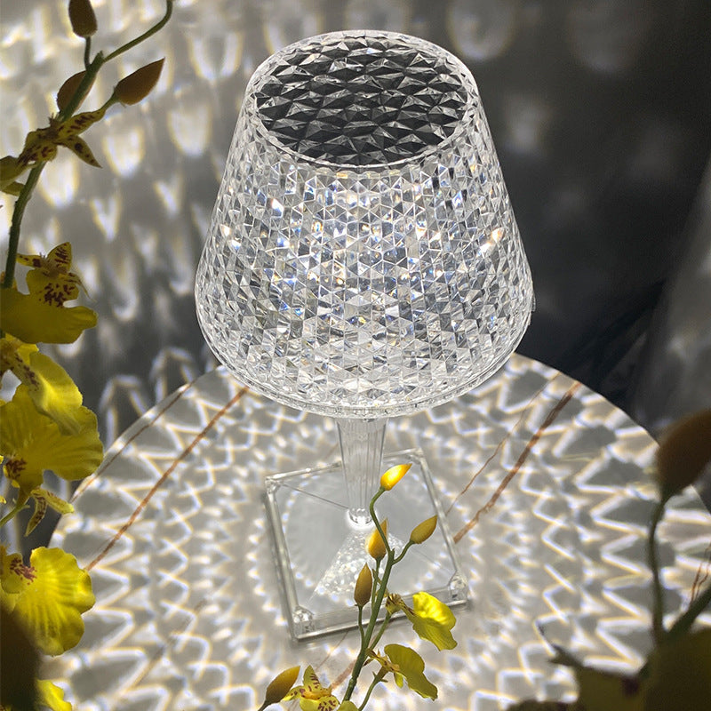 Decorative Atmosphere Diamond Acrylic Crystal Table Lamp