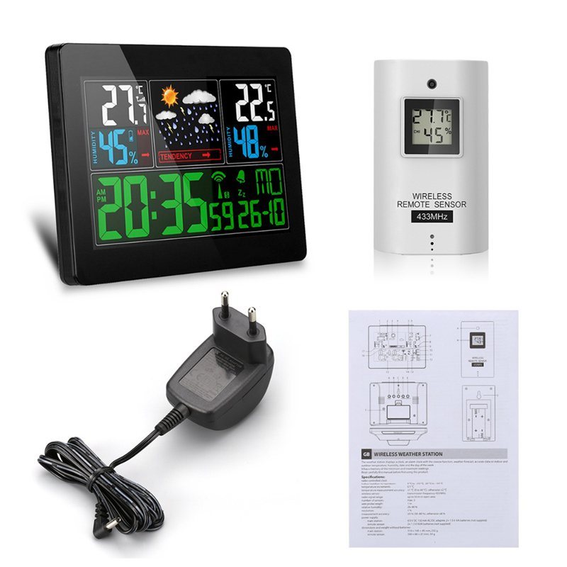 Weather forecast clock