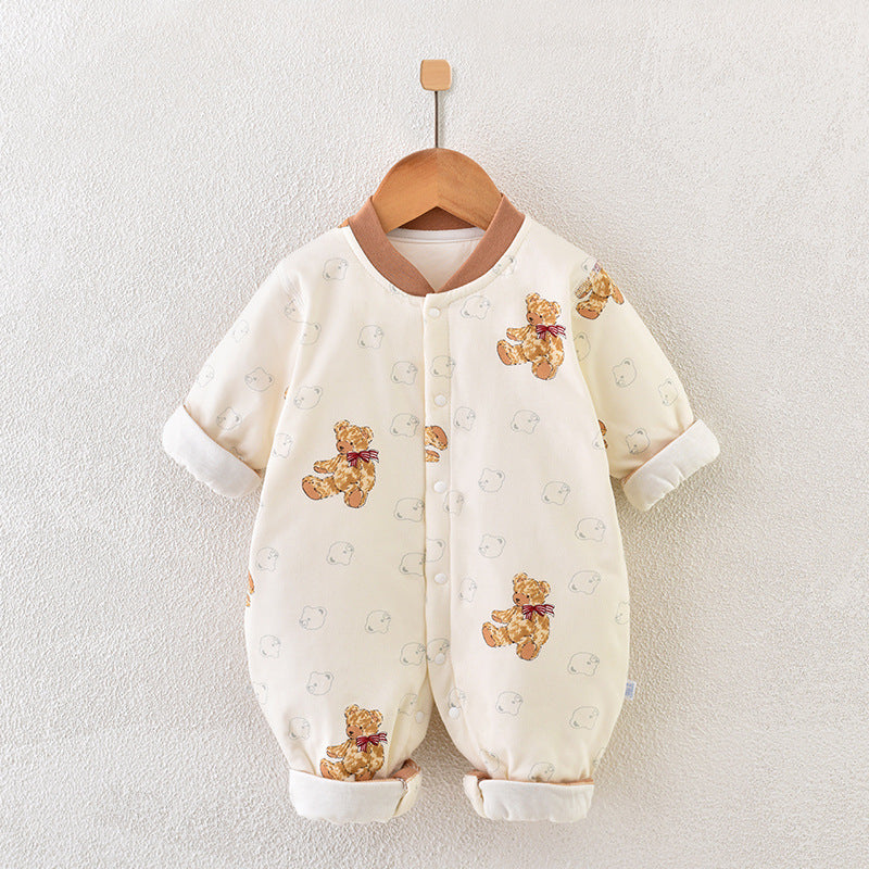 Baby Jumpsuit Warmth Retention Material Winter Clothes