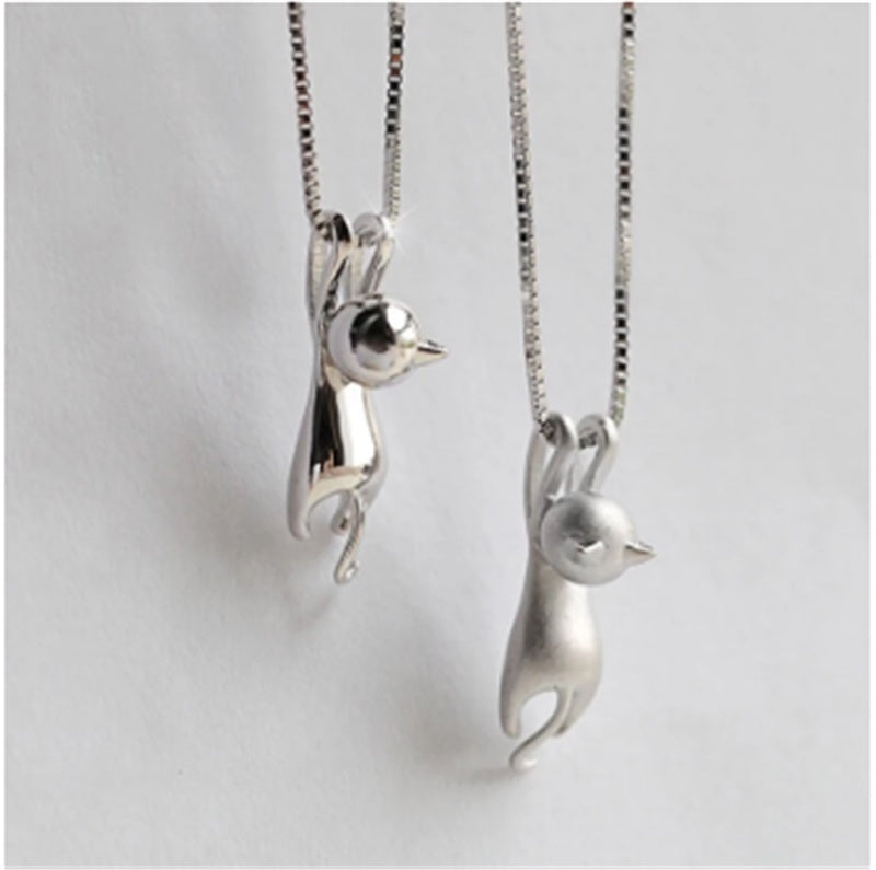 Short Wild Clavicle Chain Cat Pendant Necklace For Women Girls Cute Fashion Simple Gifts Fashion Jewelry