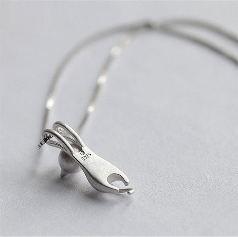 Short Wild Clavicle Chain Cat Pendant Necklace For Women Girls Cute Fashion Simple Gifts Fashion Jewelry