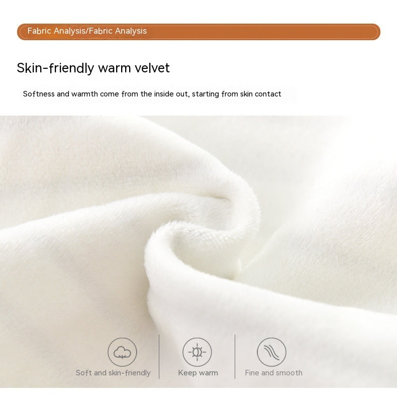 Baby Suit Thickened Thick Warm Clothes Autumn And Winter Baby Overalls Fleece-lined Newborn Winter Clothes