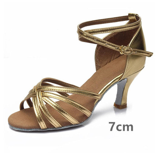 Indoor Satin Latin Dance Shoes