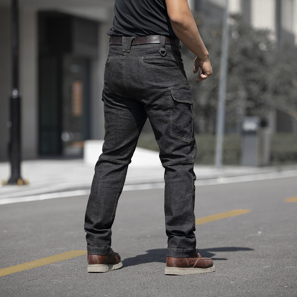 Personality Tactical Stretch Jeans Men