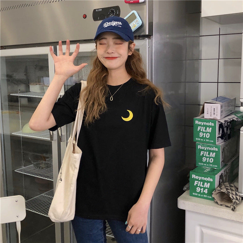 Weather fashion embroidery short sleeve