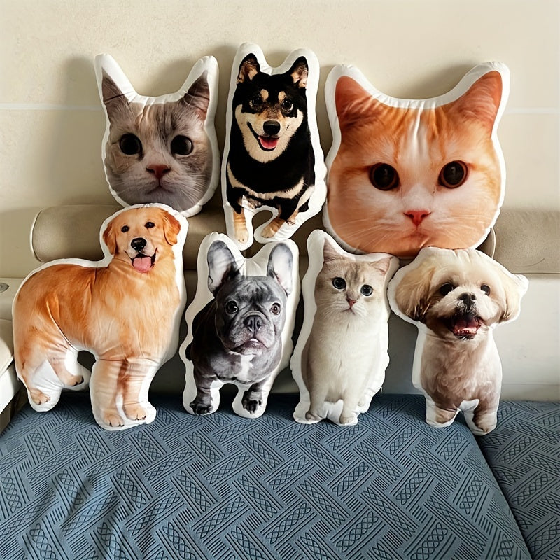 Customize Special-Shaped Pet Pillow  DIY Stuffed Animal Pillow Sofa Car Decor Cat Dog Pillow