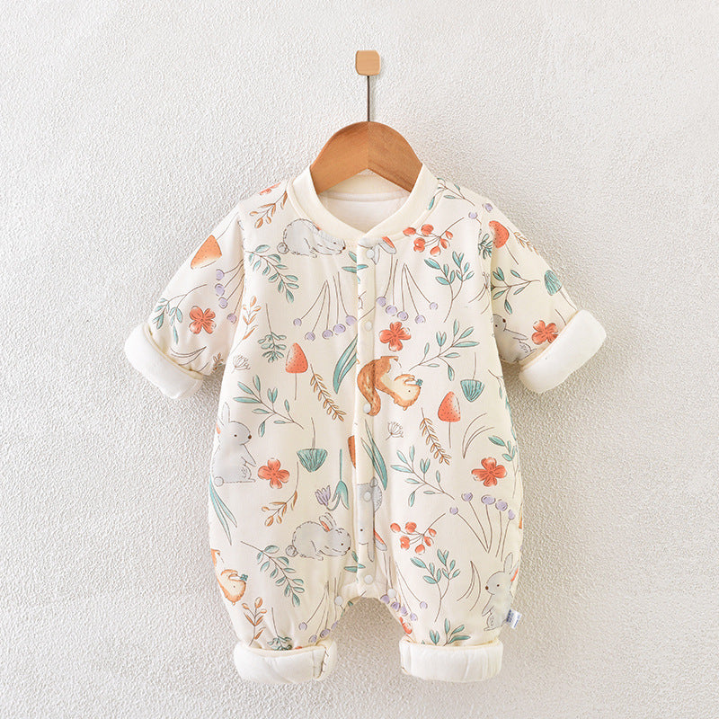 Baby Jumpsuit Warmth Retention Material Winter Clothes
