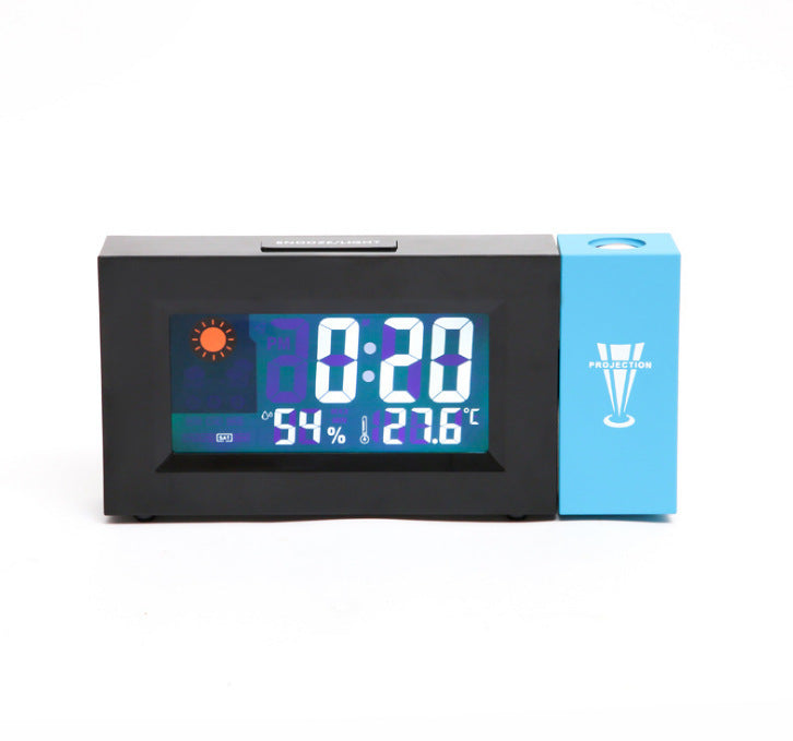 Electronic Color Screen Weather Station Clock Weather Forecast Projection Clock
