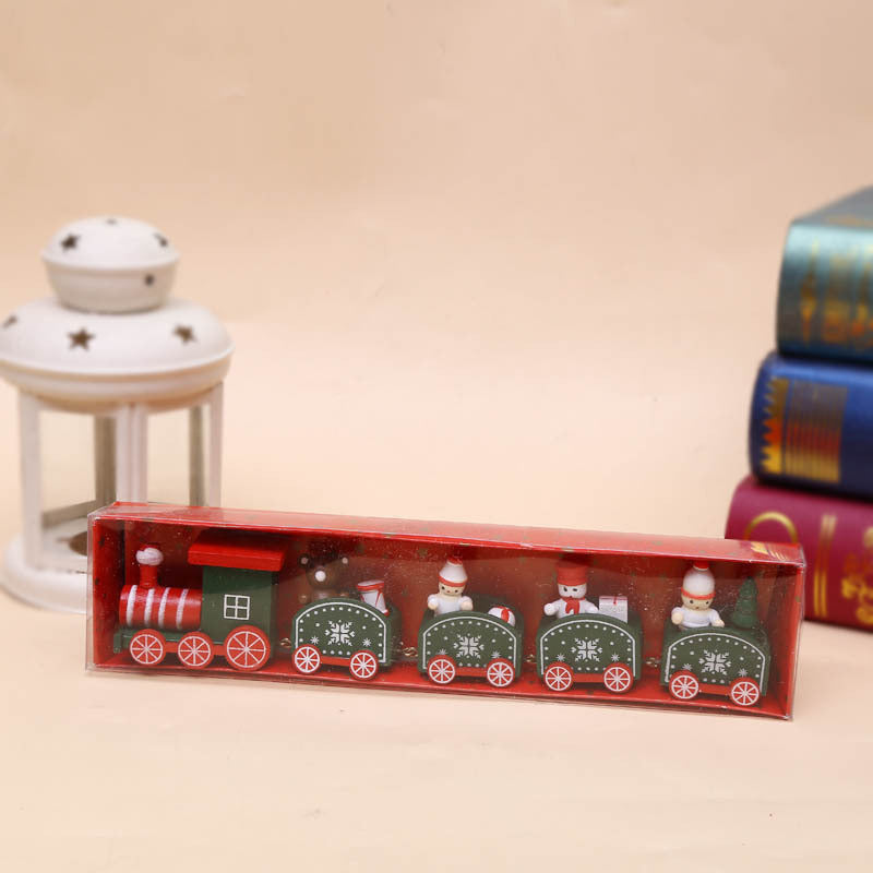 Christmas Ornament Christmas Wooden Train