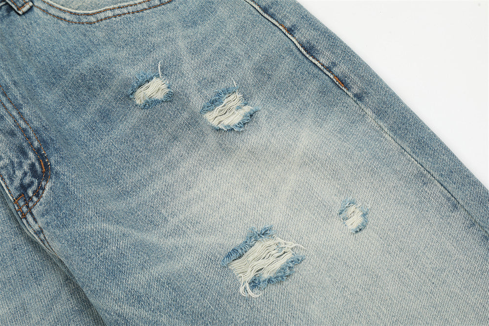 Ripped Slightly Flared Jeans Men