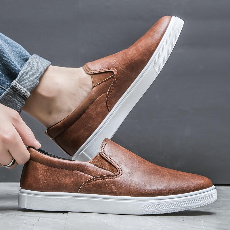 Brown Slide Bushing Sneakers Comfortable And Non-slip