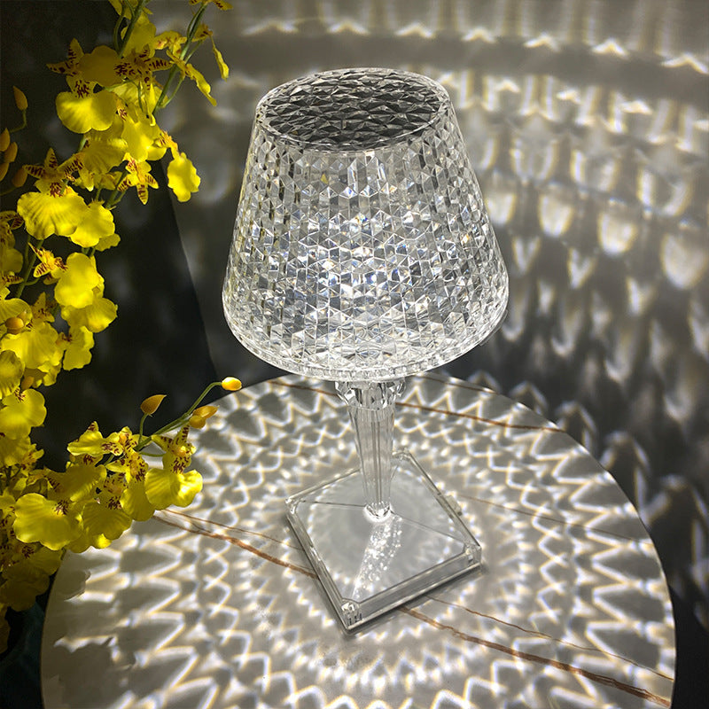 Decorative Atmosphere Diamond Acrylic Crystal Table Lamp