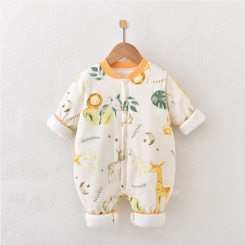 Baby Jumpsuit Warmth Retention Material Winter Clothes