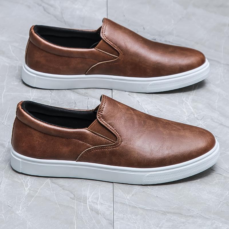 Brown Slide Bushing Sneakers Comfortable And Non-slip