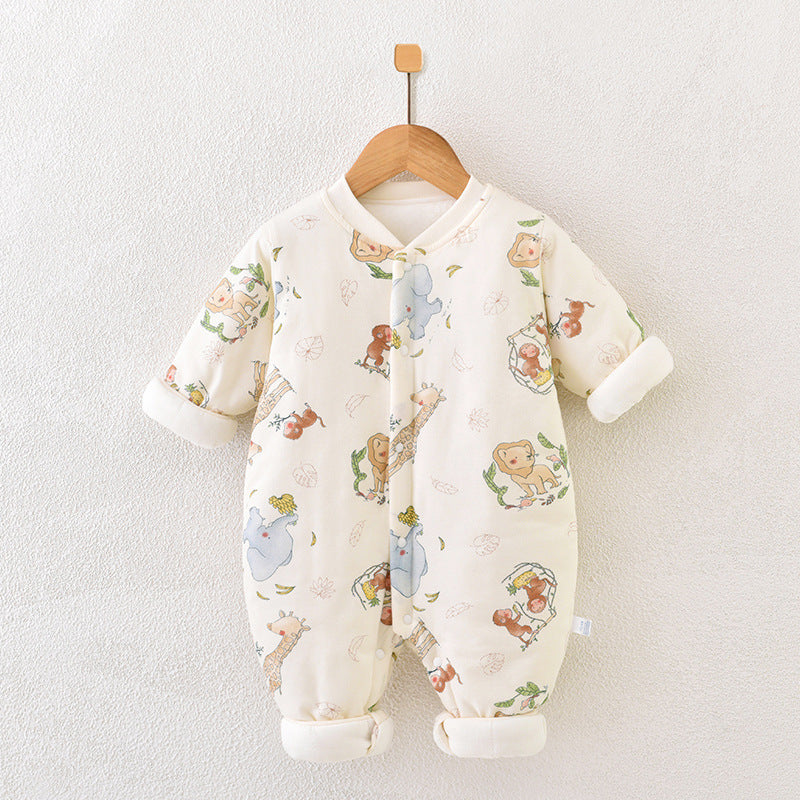 Baby Jumpsuit Warmth Retention Material Winter Clothes
