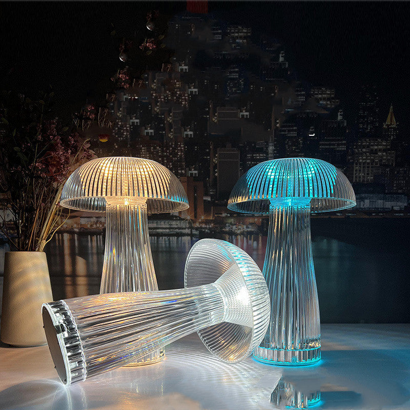 Creative Mushroom Table Lamp Diamond Crystal