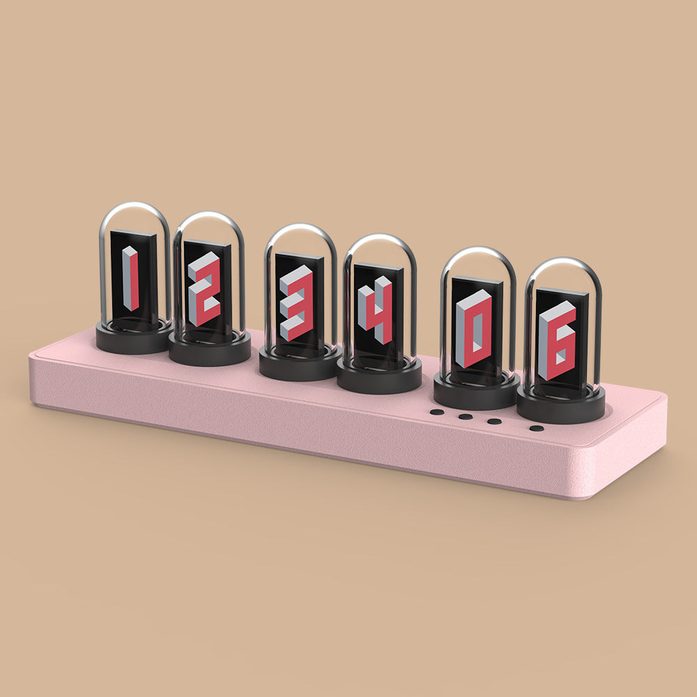 Intelligent Weather Station Weather Clock Decoration Ips Color Screen Table Clock