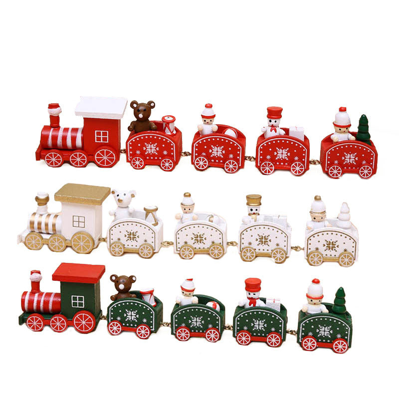 Christmas Ornament Christmas Wooden Train