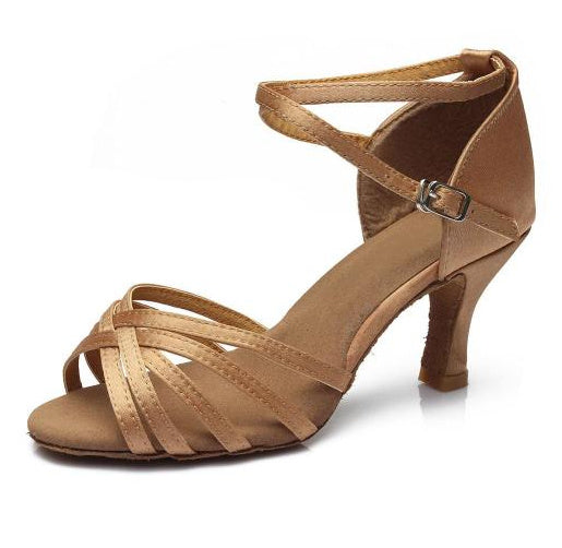 Indoor Satin Latin Dance Shoes