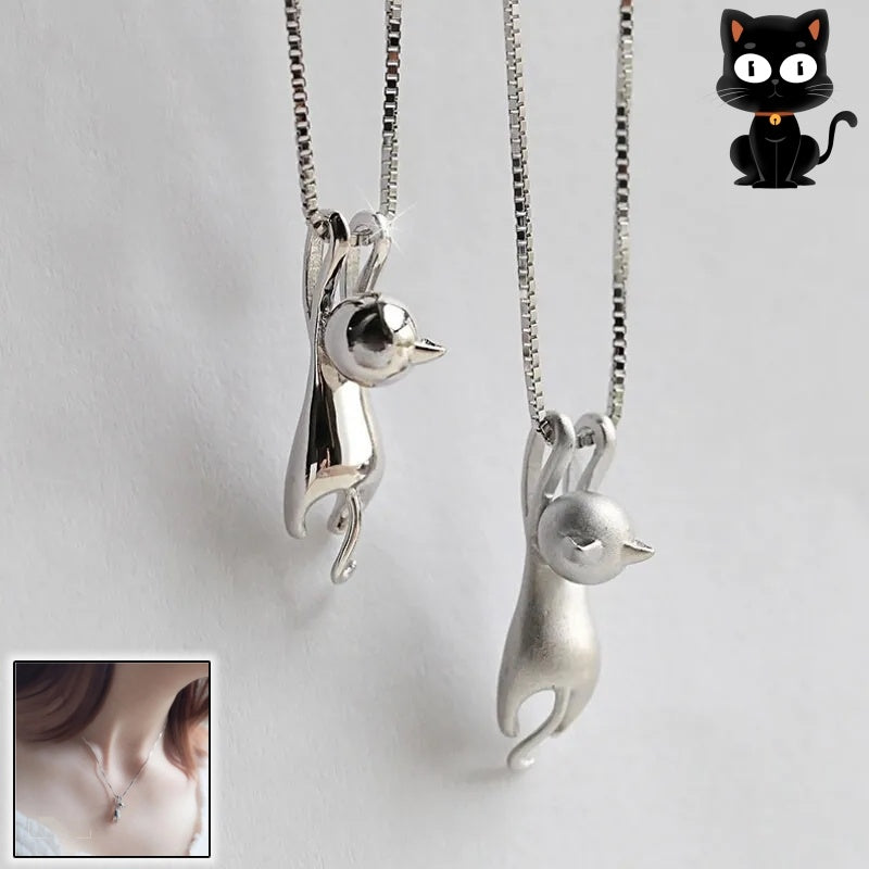 Short Wild Clavicle Chain Cat Pendant Necklace For Women Girls Cute Fashion Simple Gifts Fashion Jewelry