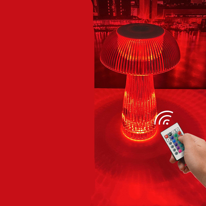 Creative Mushroom Table Lamp Diamond Crystal