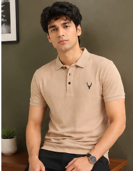Men’s Ribbed Polo T-Shirt