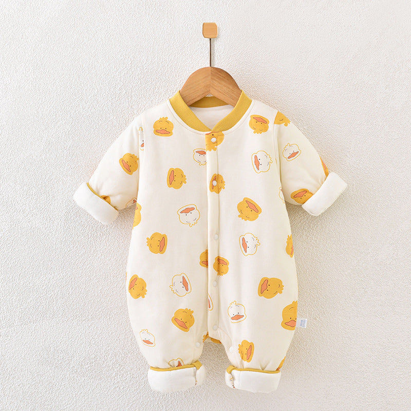 Baby Jumpsuit Warmth Retention Material Winter Clothes