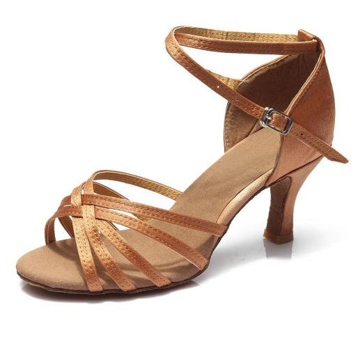 Indoor Satin Latin Dance Shoes
