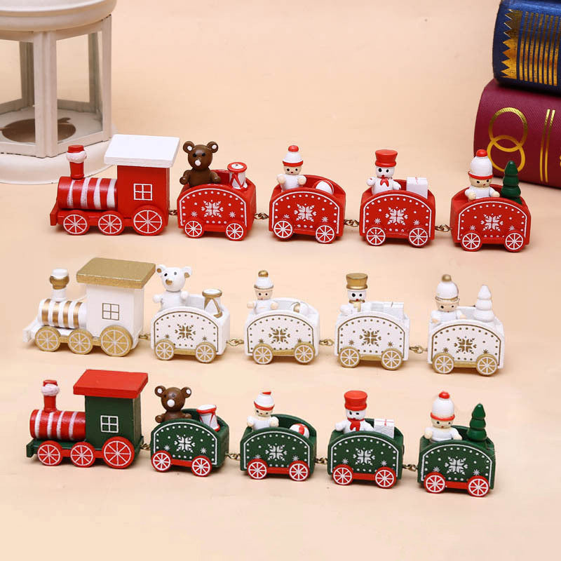 Christmas Ornament Christmas Wooden Train