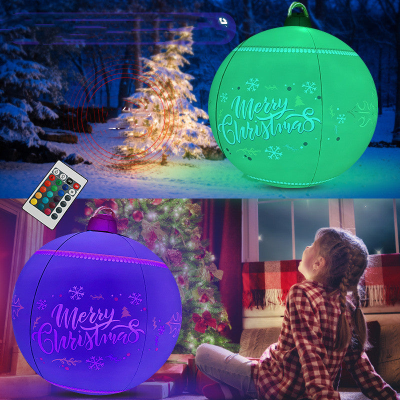 Creative Inflatable Christmas Ball Christmas Ornament